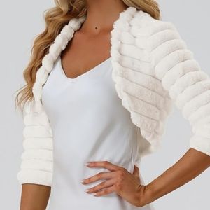 Faux Fur 3/4 jacket